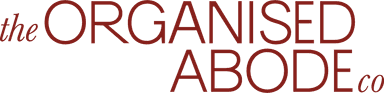 the ORGANISED ABODE co logo