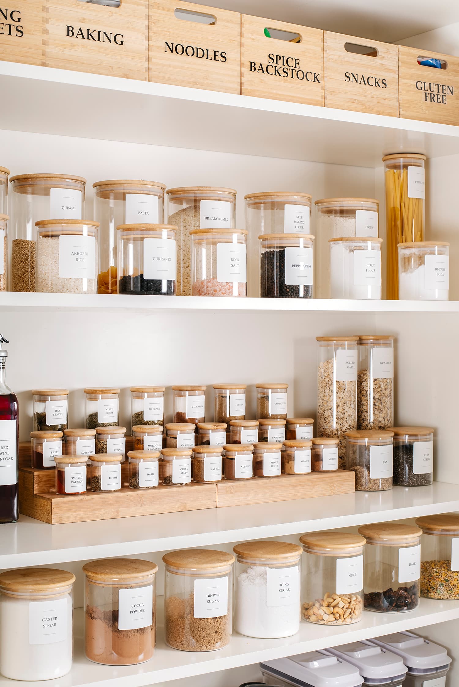 Beautifully organised pantry space